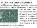La didattica della matematica
