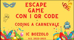 Link a Canva sull'attività Coding a Carnevale